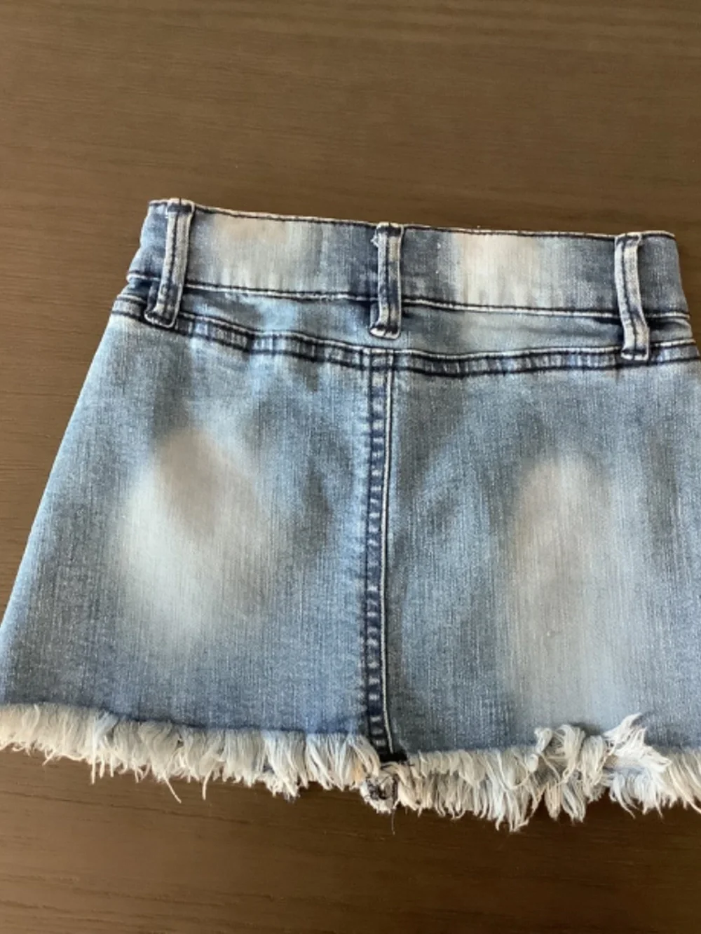 NWT Cotton on Kids Girls Blue Denim Skirt & Grey Butterfly Tee Size 2 Outfit Set
